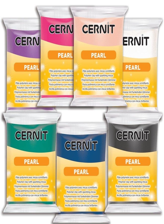 Cernit Polymer Clay - Pearl Series - 56 Grams Block - Made in Belgium (Pink) - Image 2